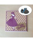 Vestido de mujer de acero al carbono corte troqueles plantilla artesanal para DIY creativo álbum de recortes corte sellos troque