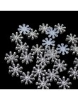 100 Uds. De resina blanca perla copo de nieve adornos de fondo plano DIY teléfono decoraciones de Navidad Scrapbooking manualida