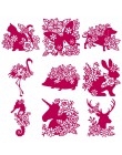 Animales florales erizo alce corte de Metal Dies tarjeta álbum hacer Plantilla de colección de recortes artesanía plantilla nuev