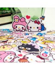 40 Uds Hello kitty Minna no Tabo álbum de dibujos animados álbum de recortes decoración impermeable pegatinas DIY hecho a mano r