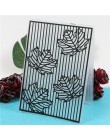 Corazón hojas de plástico en relieve Carpeta para Scrapbooking papel tarjeta hacer DIY artesanía álbum decoración de colección d