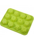 Molde para hornear pasteles molde de silicona para jabón 3D Chocolate suministros 12 agujeros bandeja para hornear moldes para h