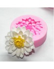 3D hermoso Lotus crisantemo flor silicona jabón moldes para utensilios para decoración de tortas con fondant DIY hornear molde p