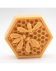 3D Bee Honeycomb silicona jabón moldes vela resina artesanías molde fondant de mousse pastel hornear Decoración Accesorios de co