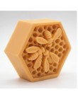 3D Bee Honeycomb silicona jabón moldes vela resina artesanías molde fondant de mousse pastel hornear Decoración Accesorios de co
