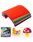 40 Uds. De tela no tejida DIY juguetes de regalo colorido Manual de fieltro tela poliéster mantel cuadrado artesanías de mano pa