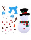 1 Juego de telas no tejidas de dibujos animados encantadoras fieltro muñeco de nieve DIY artesanía artesanal divertida para ador