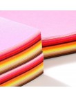 88 colores/lote de tela de fieltro no tejido 1mm de espesor 88 hojas/paquete de Material de costura para aguja para manualidades