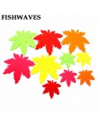 FISHWAVES 10 Uds Venta caliente fieltro de corte gratuito hoja de arce colorido jardín de infantes decoración Diy decoración de 