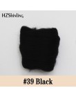 5g SuperSoft fieltro fibra corta de lana perfecto en fieltro de aguja y húmedo fieltro negro Material de lana hecho a mano
