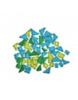 100g mosaico azulejo brillo Irregular arte vidrio mixto Color DIY decoración de arte intelectual de los niños juguete rompecabez