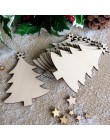 10 Uds. Placa colgante de madera árbol de Navidad colgantes decoración de fiesta adornos colgantes para suministros de árboles d