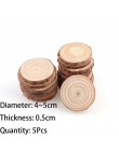 3-12cm de espesor 1 paquete de Rodajas de madera sin terminar de pino Natural círculos con discos de madera de corteza de árbol 