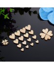 200 Uds. Confeti de corazón de madera para manualidades Favor de la fiesta de la boda decoración de la ducha del bebé DIY Mesa D