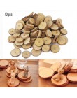 100 Uds 10-30mm madera troncos rebanadas de discos redondo manualidades madera pieza foto Prop decoración hecha a mano para fies