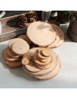 100 Uds 10-30mm madera troncos rebanadas de discos redondo manualidades madera pieza foto Prop decoración hecha a mano para fies