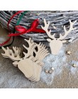 10 Uds. Colgantes colgantes en forma de mezcla de madera ornamentos de árbol de Navidad de madera adorno artesanal DIY para la f