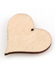 Tamaño mixto DIY perforado corazón de madera parche artesanías Scrapbooking suministros decoración de boda botones de Graffiti h