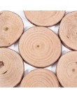 20 piezas 5-6CM círculo redondo madera natural sin acabado rodajas de troncos de corteza de árbol para accesorios de fotos de bo