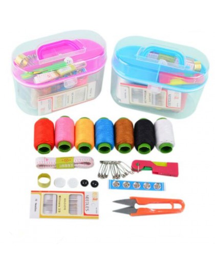 10 estilos de caja de almacenamiento de Kit de costura para almacenamiento de costura y decoración del hogar, agujas de coser br
