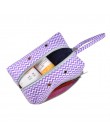 Multifuncional Durable bolsa de almacenamiento de lona Gran compartimento agujas de tejer hilos ganchillo gancho tejer bolsa de 