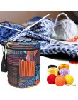 Bolsa de almacenamiento de lana bolso de ganchillo grande hogar de lana tejida bolsa accesorios de costura suministros de almace