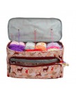 Looen cuadrado vacío bolsa de almacenamiento 6 estilos Hilados de tejer bolsa para DIY artes y manualidades con agujas titular b