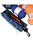 Organizador de hilo Crochet bolsas Crochet accesorio para tejer vacío bolsa de almacenamiento para lanas aguja para Jersey herra