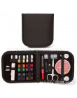 DIY caja de costura multifunción Kit de costura de viaje hilo de aguja enhebrador cinta tijera bolsa de almacenamiento juego de 