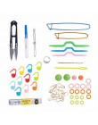 Útil Kit de herramientas para tejer agujas de ganchillo accesorios para tejer DIY suministros para tejer con estuche para niños