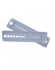 DIY avanzado plástico hilo regla herramienta calibre aguja suéter tejer Gadgets Material práctico artes suaves, artesanías y cos