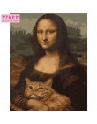 Pintura por número 40x50 cm, pintura por números, dibujo por números gatos