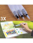 1/3 Uds tinta recargable Color pluma pincel agua pintura caligrafía pluma para ilustración Oficina papelería LBShipping