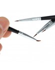 10 unids/set pluma fina negra pintada a mano con gancho fino pincel de nailon pintura acrílica bolígrafo para dibujo artístico p