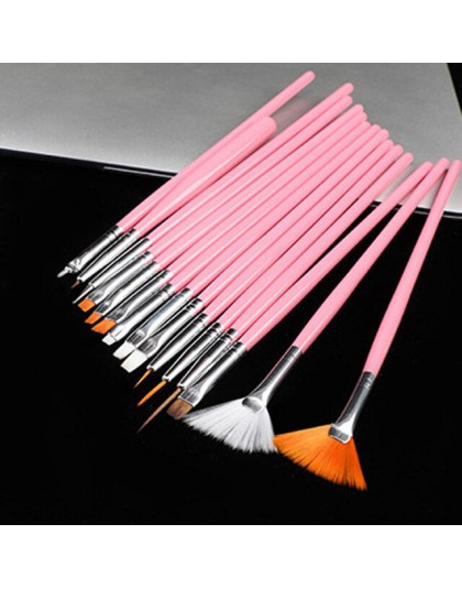 15 Uds Gel accesorios de manicura belleza Popular pluma de dibujo profesional pintura de Gel bolígrafos pincel uñas herramientas