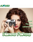 AZQSD pintura de diamante personalizado 5D foto cuadrado completo y redonda imagen de diamante de imitación mosaico de diamantes