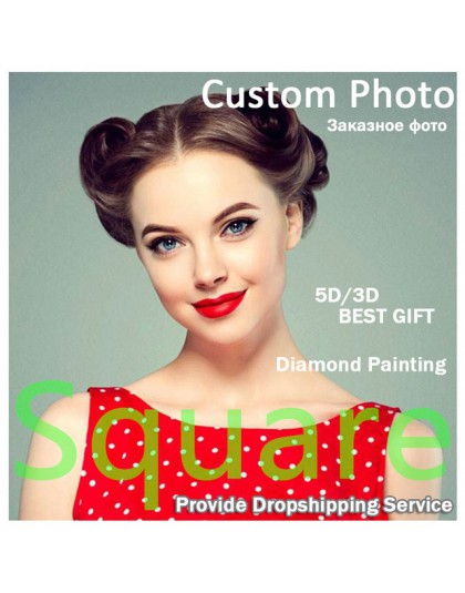¡DIY 5D foto personalizada! ¡Personalizado privado! Pintura de diamantes tu propia pintura de diamantes bordado de diamantes de 
