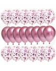 20 piezas oro rosa confeti con globos Set cromado ballon cumpleaños deco fiesta boda decoración aniversario bodas globos metálic