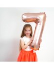 40 "globos de Oro rosa Número de lámina globo decoraciones de fiesta de cumpleaños figura de niños globos de aire globos globo d