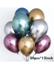 20 piezas oro rosa confeti con globos Set cromado ballon cumpleaños deco fiesta boda decoración aniversario bodas globos metálic