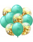10 unids/lote globos de látex de 12 pulgadas y decoraciones de fiesta de cumpleaños de confeti de colores decoración de boda Ros