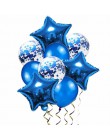 Azul Globos de aire Deco cumpleaños Confetti globo estrella globo decoraciones de fiesta de cumpleaños de niños decoración de la