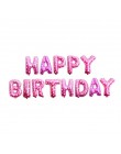 16 pulgadas letras de papel de aluminio de feliz cumpleaños globos decoración para fiesta de feliz cumpleaños niños alfabeto glo