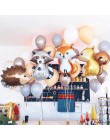 Baby Shower Animal globos de cumpleaños jungla fiesta de Safari fiesta jungla tema Fiesta globo de boda fiesta decoración chico 