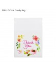 50/100 Uds. Bolsas de plástico bolsa de galletas y dulces autoadhesiva para la fiesta de cumpleaños de la boda bolsa de regalo b