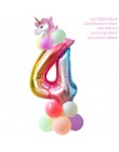 Decoraciones de fiesta de cumpleaños Unicornio juego de vajilla desechable Unicornio globo tazas platos servilleta niños cumplea