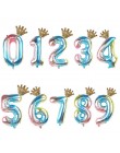 2 uds unicornio Arco Iris 32 pulgadas láminas con números para globos decoración de fiesta de cumpleaños para niños helio número
