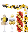 Cyuan 7 tubos soporte de globos soporte de columna plástico transparente soporte para globos Decoraciones para fiestas de cumple