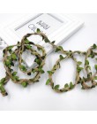 2M 5M simulación hojas verdes tejer cuerda de cáñamo bricolaje boda cumpleaños boda decoración ratán regalo empaque de ramo cuer
