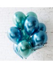 10 Uds. 12 pulgadas nuevo brillo Metal globos de latex efecto perla grueso cromado colores metálicos inflables bolas de aire glo
